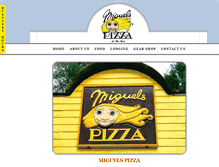 Tablet Screenshot of miguelspizza.com